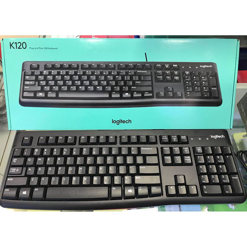 Bàn phím Logitech K120 chính hãng